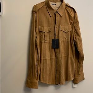 Goat suede shirt